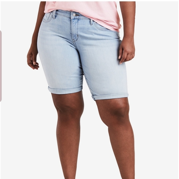 levi bermuda shorts plus size